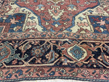 Fine Antique Serapi Wool Rug 4' 9'' x 5' 9''