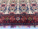 Extremely Fine and Rare Antique  Wool on Silk Senneh Rug 4' 5" x 6' 9"