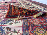 Extremely Fine and Rare Antique  Wool on Silk Senneh Rug 4' 5" x 6' 9"