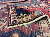 Antique Caucasian Kazak Rug 4' 5'' x 5' 8''