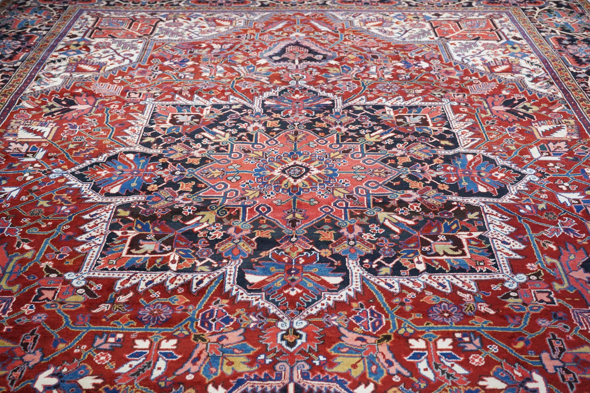Vintage Heriz Rug 11'2'' x 15'2''