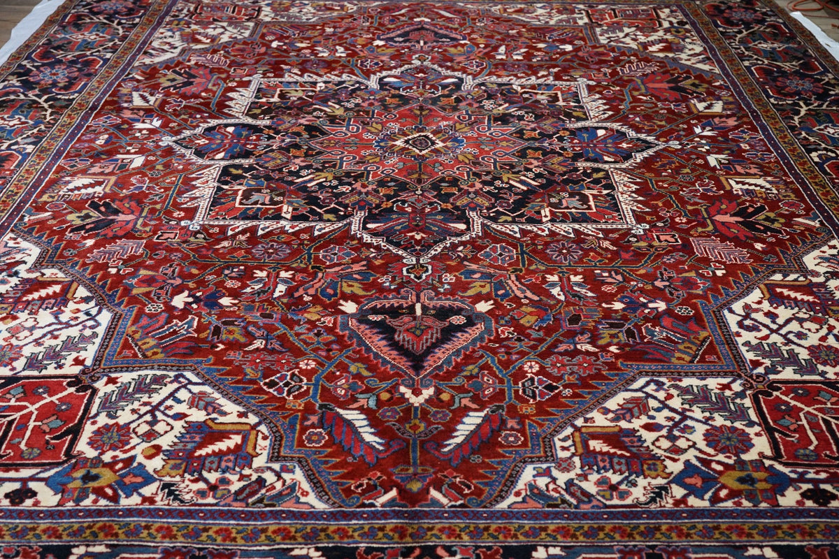 Vintage Heriz Rug 11'2'' x 15'2''