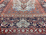 Extremely Fine Antique  Mohtasham Kashan Rug 4'6" x 7' 3"