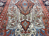 Extremely Fine Antique  Mohtasham Kashan Rug 4'6" x 7' 3"