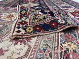 Antique Caucasian Shirvan Rug 3' 5'' x 10' 0"