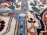 Extremely Fine Antique  Mohtasham Kashan Rug 4'6" x 7' 3"