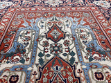 Extremely Fine Antique  Mohtasham Kashan Rug 4'6" x 7' 3"