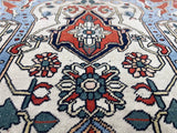 Extremely Fine Antique  Mohtasham Kashan Rug 4'6" x 7' 3"