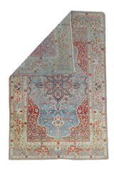 Fine Antique Mohtasham Kashan Rug 4' 5'' x 6' 6''