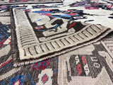 Fine Antique Caucasian Karabagh Wool Rug 4' 10'' x 7' 1''