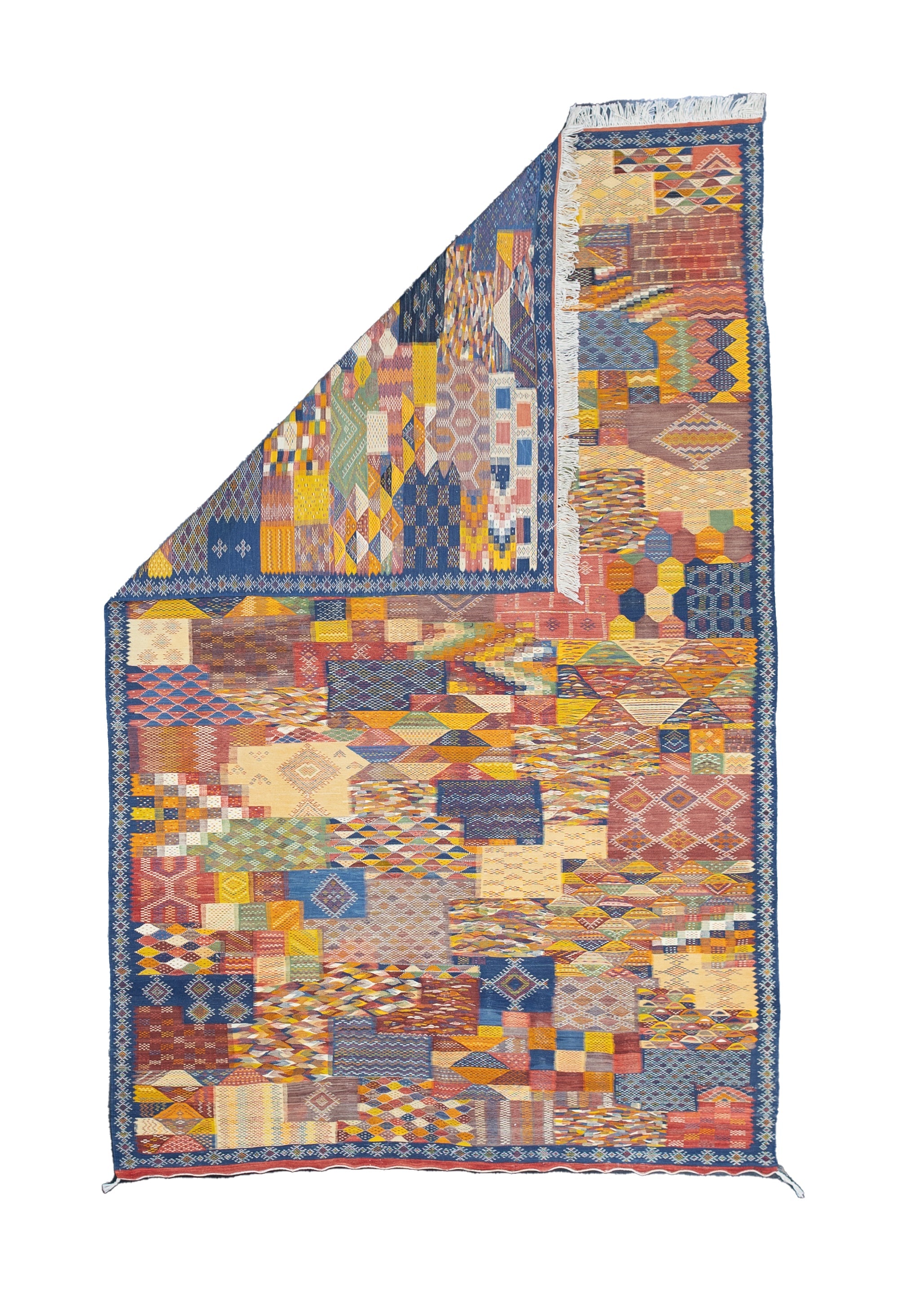 Fine Vintage Moroccan Wool Rug 6' 6'' x 10' 0"