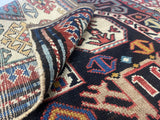 Fine Antique Caucasian Shirvan Wool Rug 3'3" x 4'11"