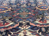 Fine Antique Caucasian Shirvan Wool Rug 3'6" x 4'3"