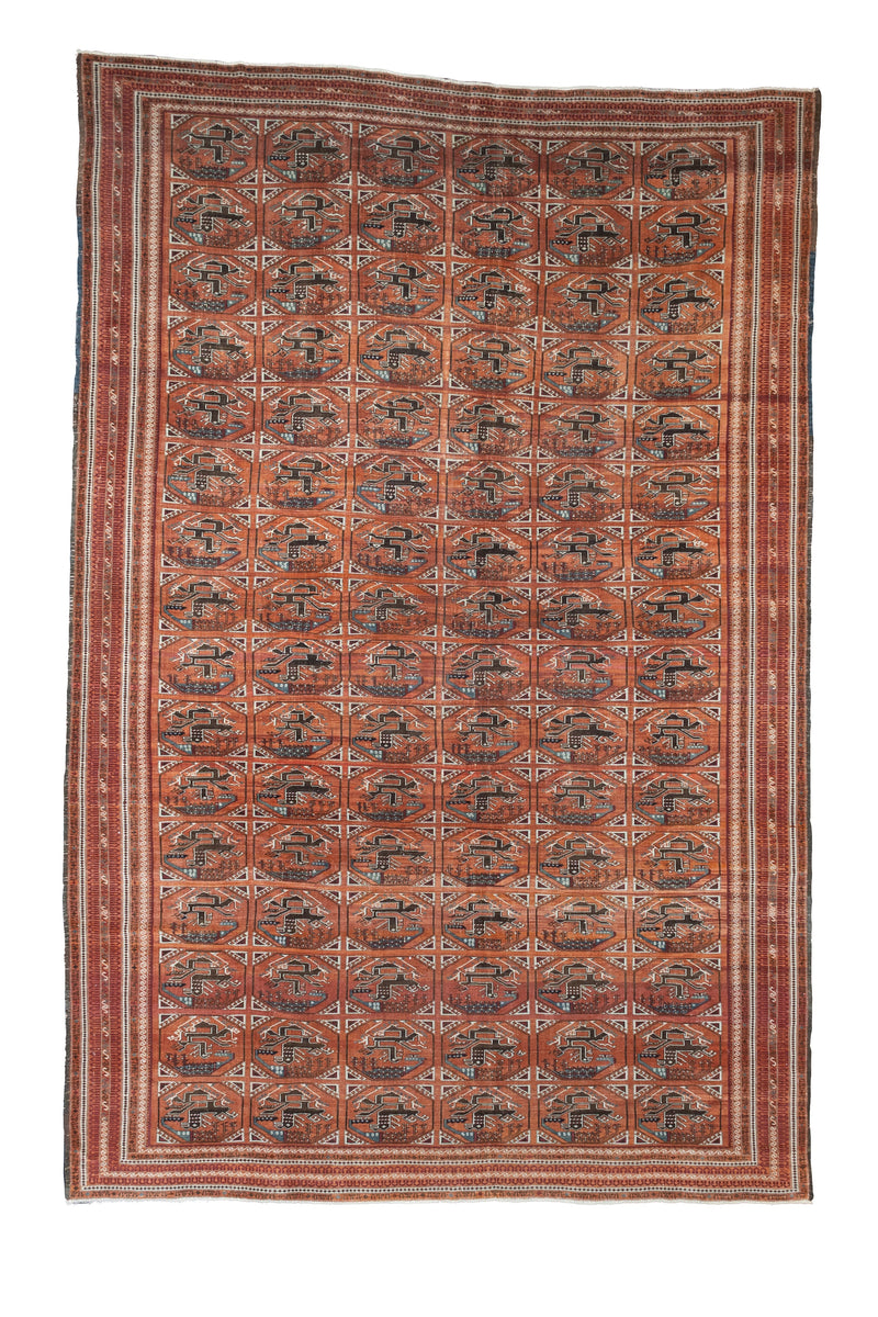 Fine Antique Beshir Rug 9' 5'' x 14' 5''