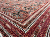 Fine Antique Beshir Rug 9' 5'' x 14' 5''
