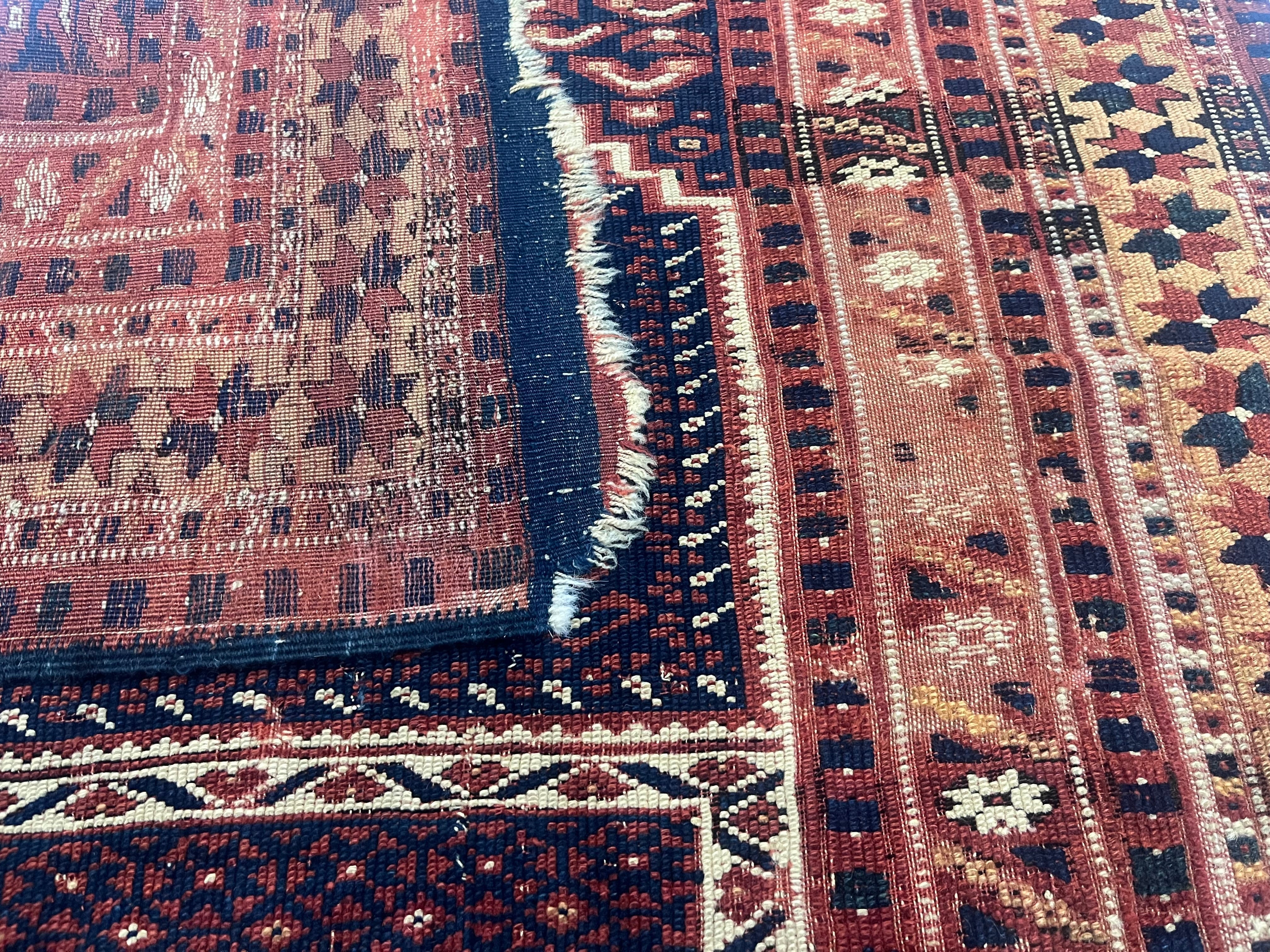 Antique Turkish Bergama Rug 3'5" x 3'6"