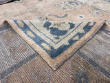 Fine Vintage Oushak Rug 6' 3'' x 9' 1''