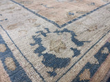 Fine Vintage Oushak Rug 6' 3'' x 9' 1''