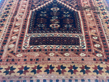 Antique Turkish Bergama Rug 3'5" x 3'6"