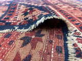Antique Turkish Bergama Rug 3'5" x 3'6"