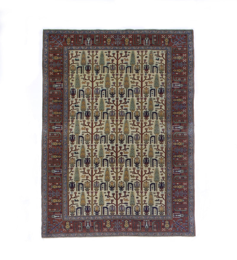 Vintage Turkish Sivas Rug 5'2