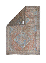Fine Antique  Qashqai Tribal Wool Rug 3' 1'' x 4' 6''