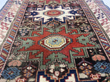 Fine Antique Caucasian Shirvan Wool Rug 2'11" x 9' 10''