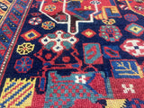 Fine Antique  Khamseh 4'4" x 7' 11''