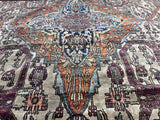 Extremely Fine Antique Silk Mohtasham Kashan Rug 6'5" x 10' 0"