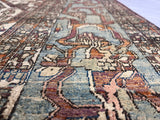 Extremely Fine Antique Silk Mohtasham Kashan Rug 6'5" x 10' 0"