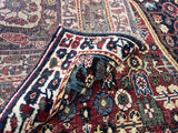 Fine Antique Qashqai Tribal Wool Rug 4'9" x 8' 2''