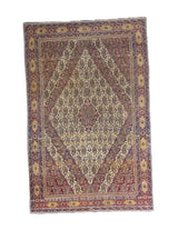 Fine Antique Tabriz Wool Rug 4'3" x 6' 7"