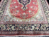 Fine Vintage  Silk Qum 3'4" x 4' 10''