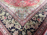 Fine Vintage  Silk Qum 3'4" x 4' 10''