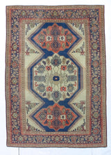 Fine Antique  Senneh Rug 4' 5" x 6' 3"
