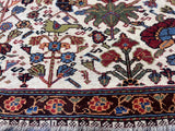 Extremely Fine and Rare Antique  Qashqai Tribal Wool Rug 4' 2'' x 6' 8''