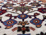 Extremely Fine and Rare Antique  Qashqai Tribal Wool Rug 4' 2'' x 6' 8''