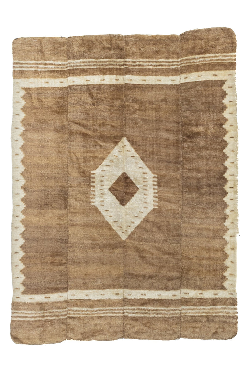Fine Vintage Moroccan Wool Rug 5'2