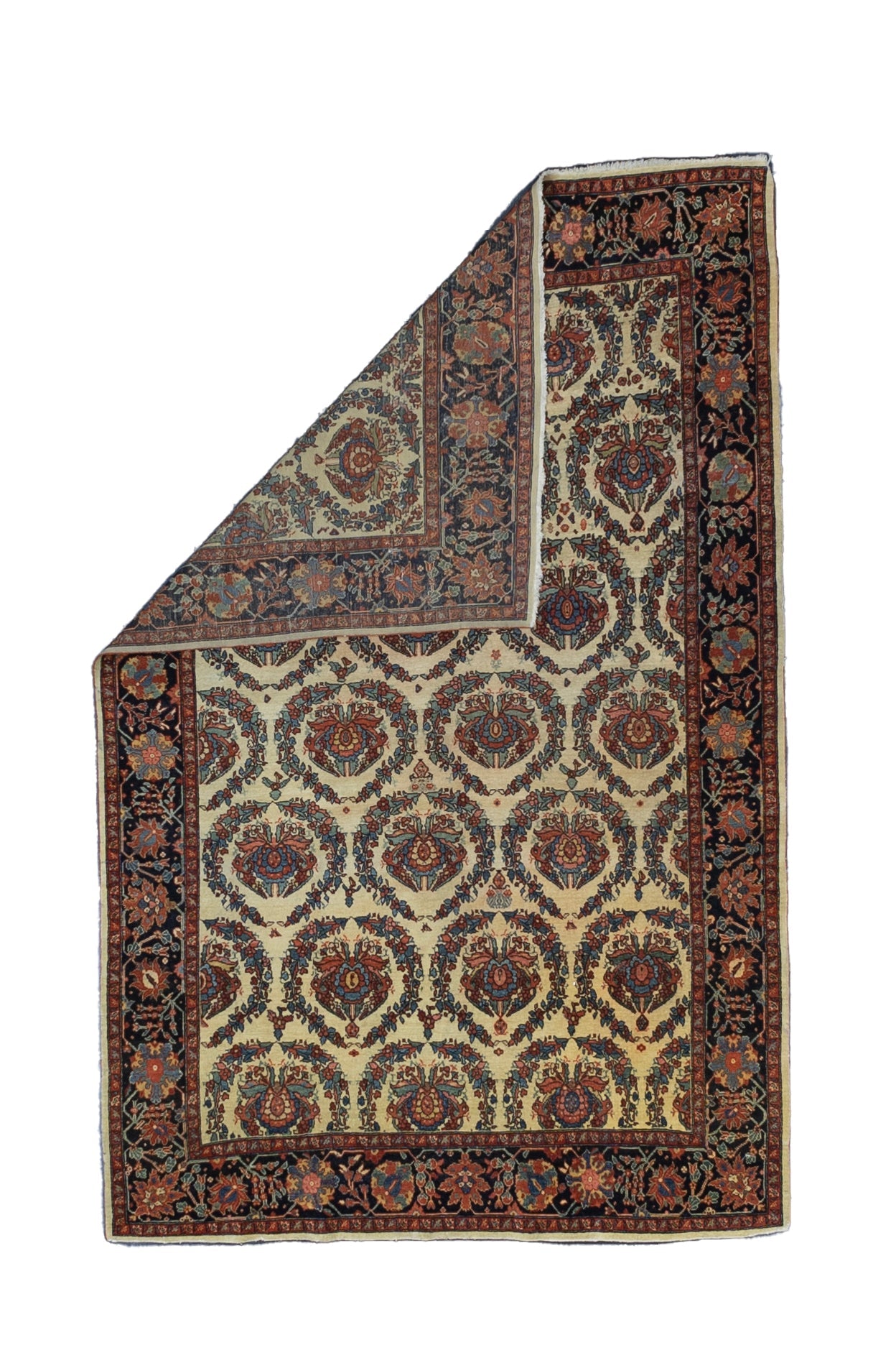 Antique Farahan 4' 3" x 6' 6"