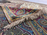 Extremely Fine and Rare Antique Silk Rug 4'2" x 6' 7"