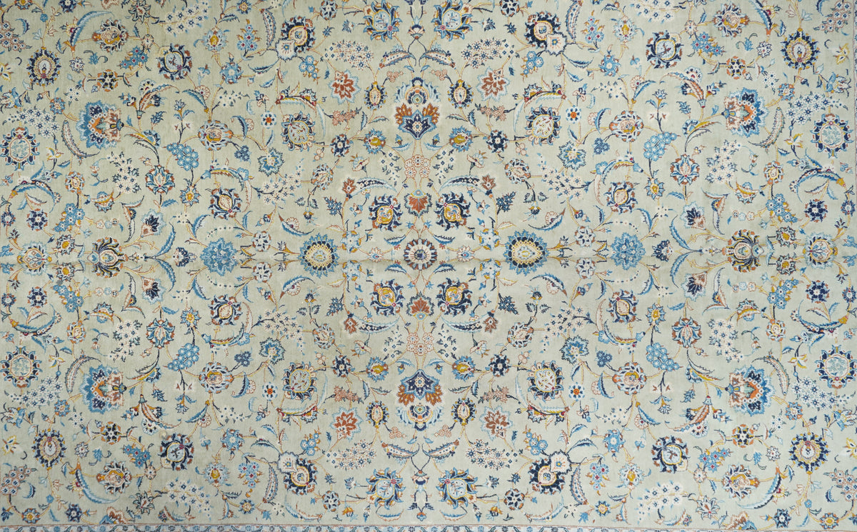 Vintage Kashan Rug 10'8'' x 15'3''