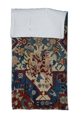 Fine Antique Zehour Fragment Pillow 1' 4'' x 3' 5''