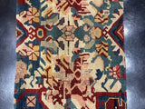 Fine Antique Zehour Fragment Pillow 1' 4'' x 3' 5''