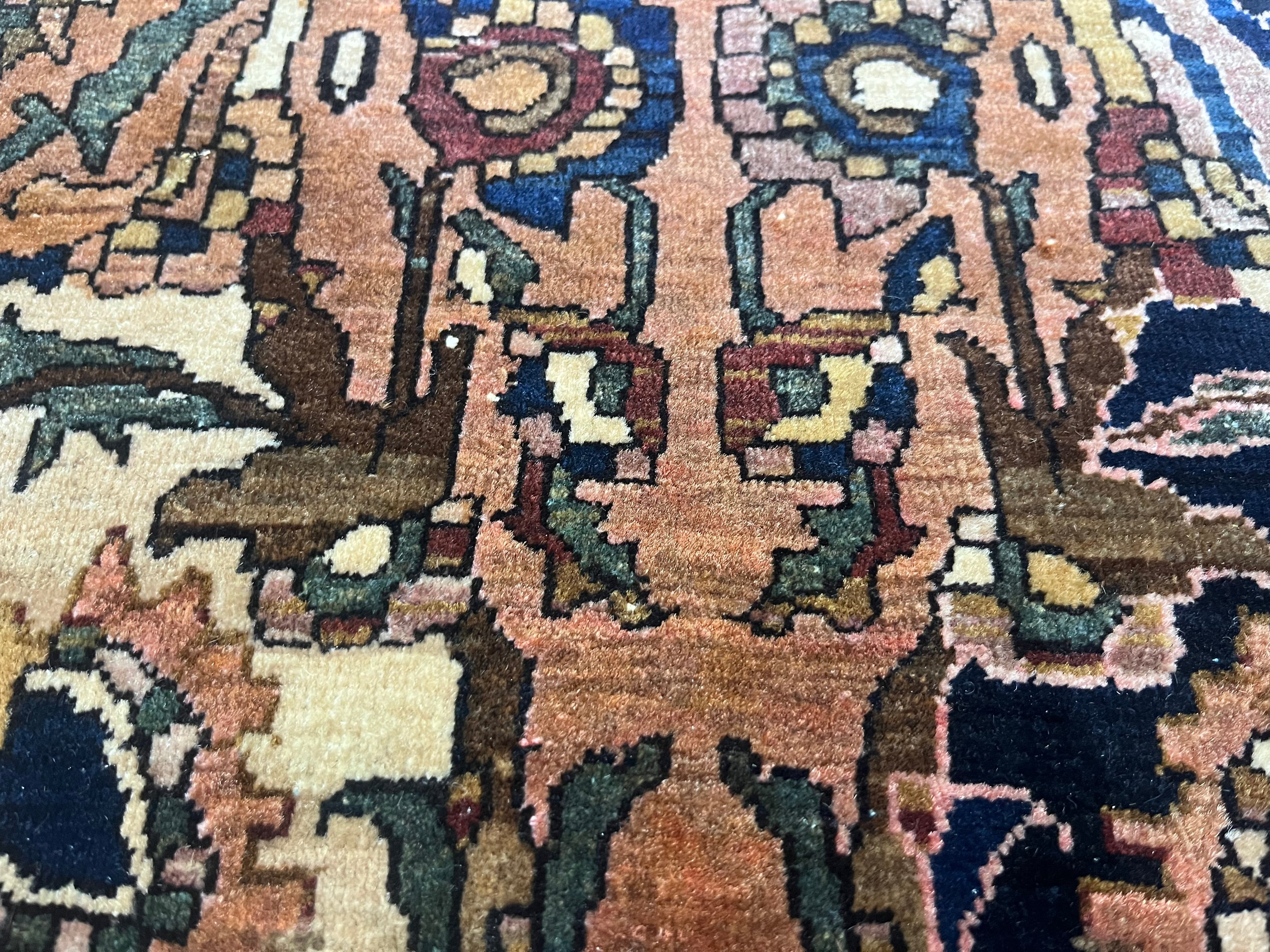 Fine Antique Farahan Sarouk Rug 4'3" x 6' 4"