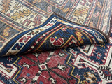 Fine Antique Caucasian Shirvan Wool Rug 3'8" x 6' 10''