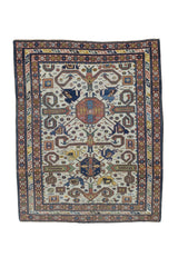 Fine Antique Caucasian Perpedil 3'9" x 4' 8"