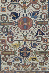 Fine Antique Caucasian Perpedil 3'9" x 4' 8"