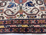 Fine Antique Caucasian Perpedil 3'9" x 4' 8"