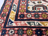 Fine Antique Caucasian Perpedil 3'9" x 4' 8"