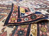 Fine Antique Caucasian Perpedil 3'9" x 4' 8"